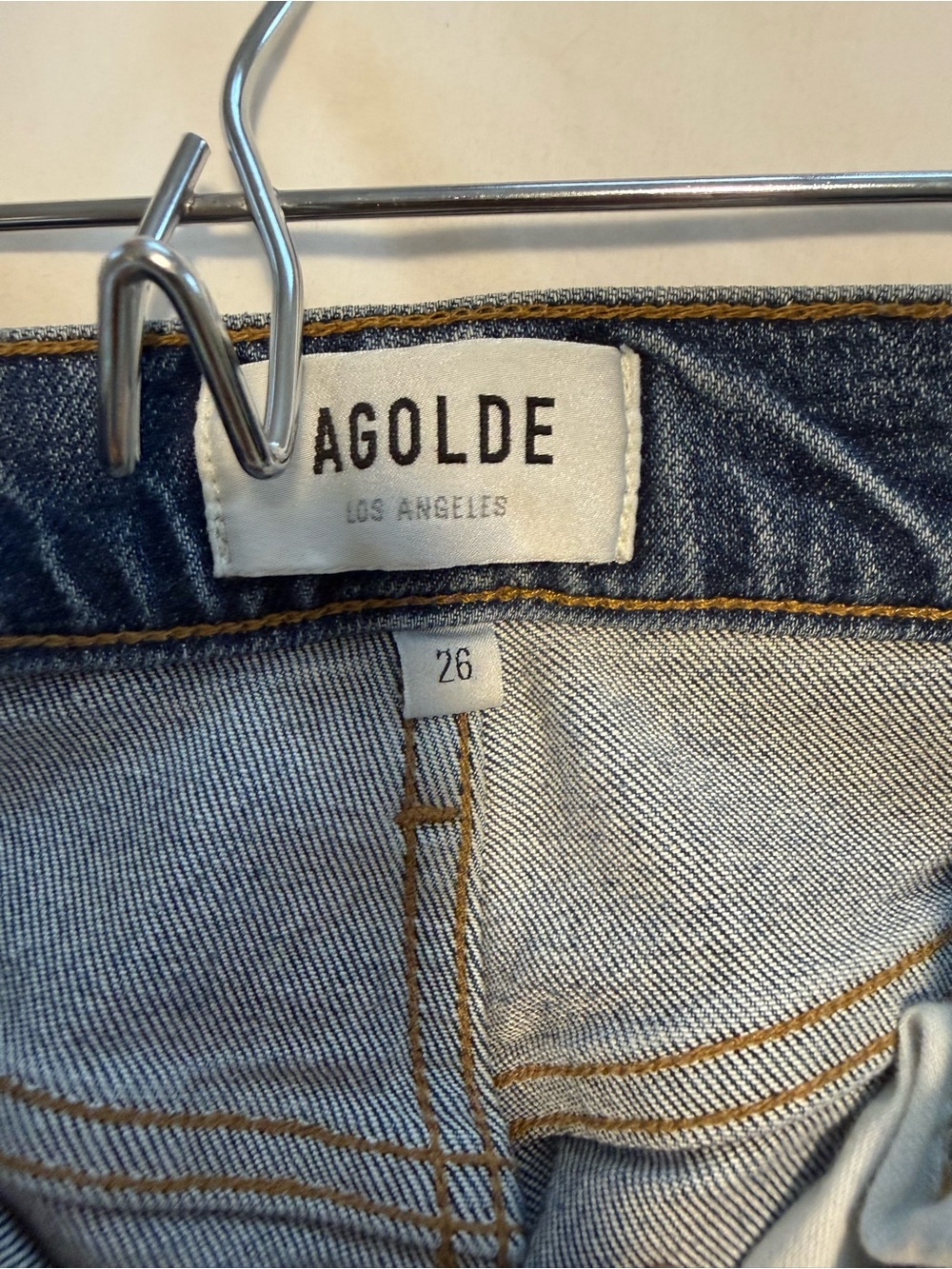 Agolde Riley High Rise Straight Crop Jeans - Picture 3 of 8